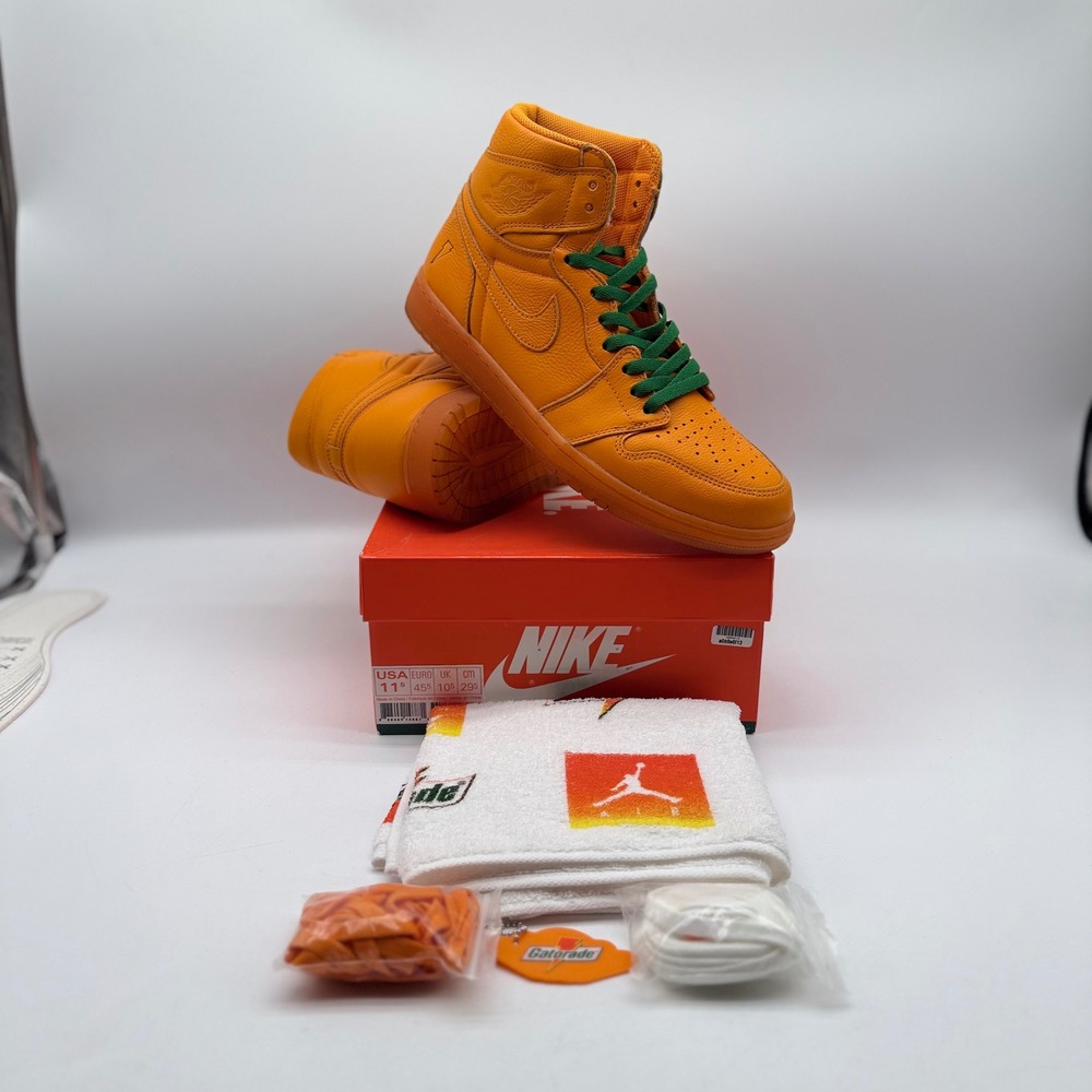 Nike Air Jordan 1 Mens 11.5 Retro High OG Gatorade Orange Peel **New W/Box**